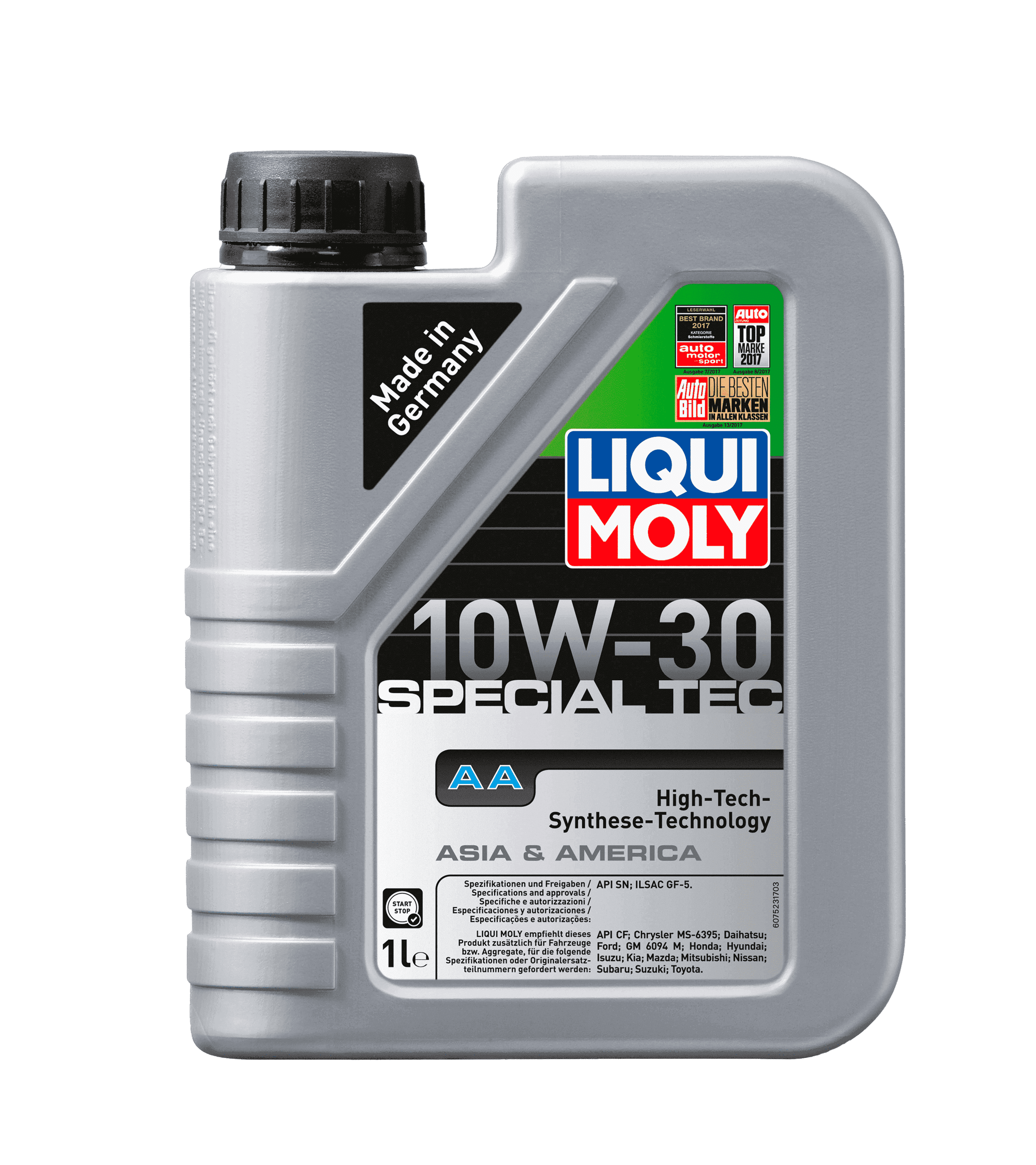 Моторное масло Liqui Moly Special Tec AA 10W-30, 1л